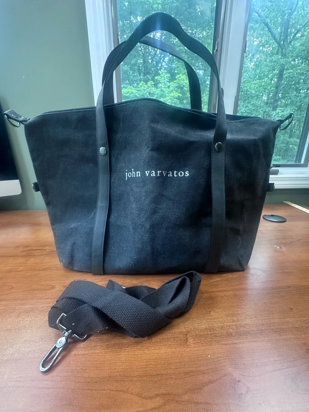 John Varvatos Weekender Canvas Tote Bag
